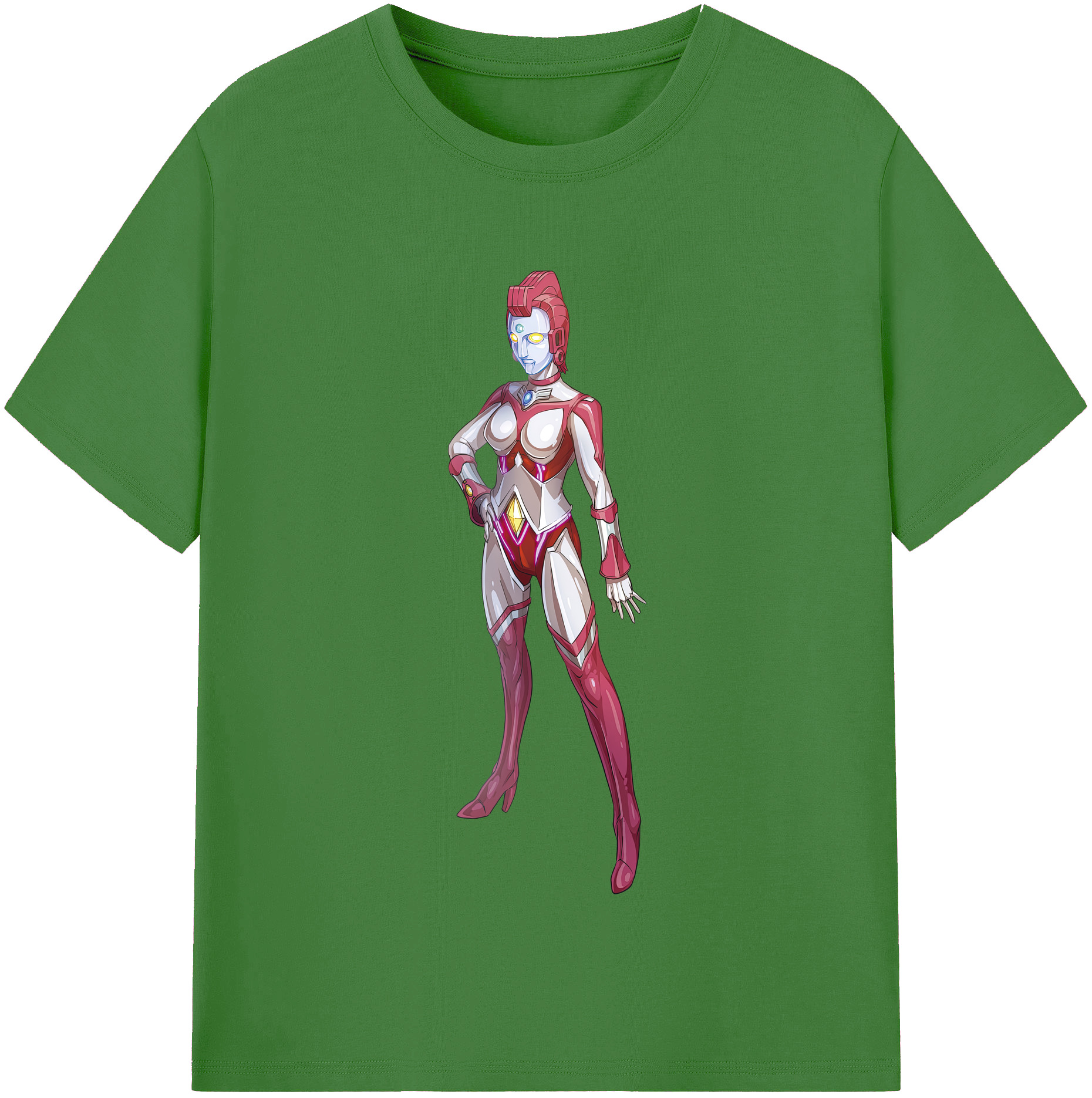 （画像用） ウルトラマン Ultraman レディースカジュアルプリントTシャツ（綿100％）